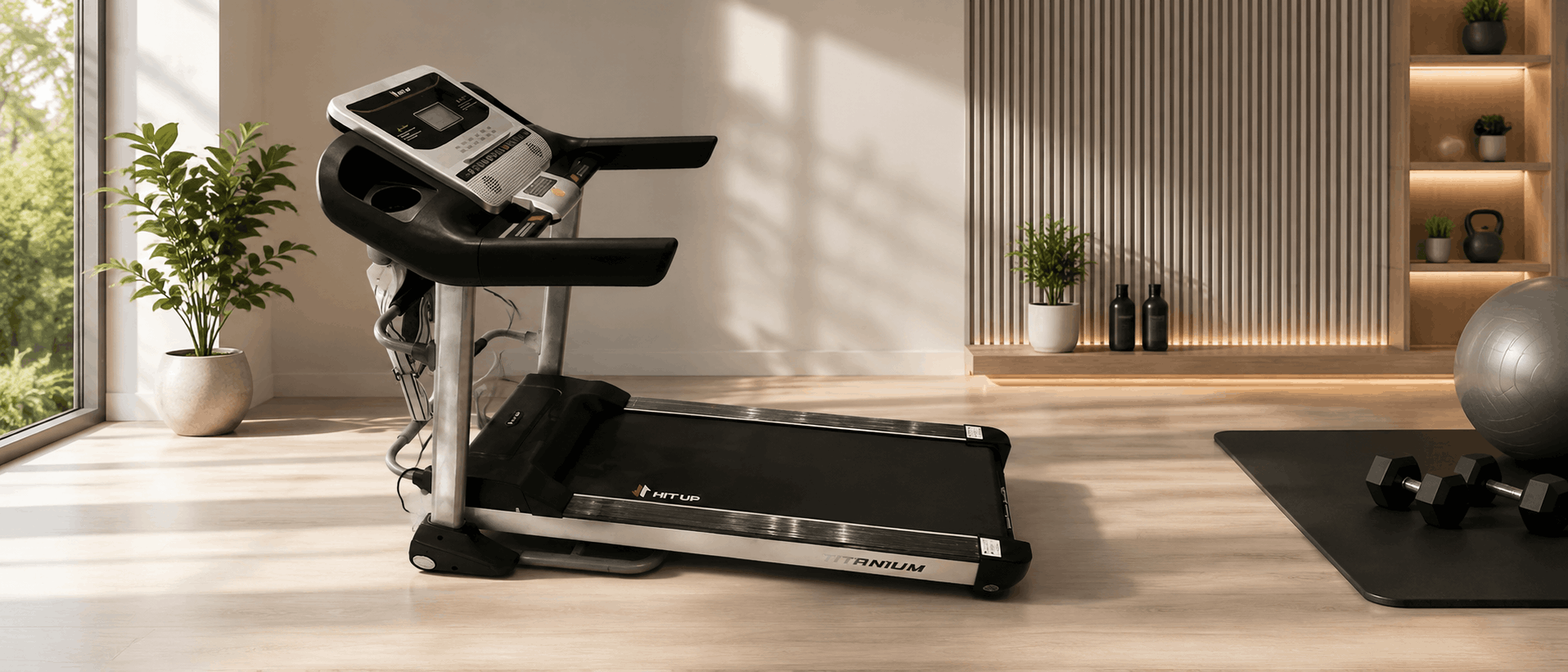 Tapis Roulant HIT-UP TITANIUM S-650DS 2,5 HP Avec Inclinaison Automatique